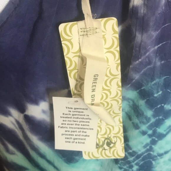 Green Dragon Tie Dye Halter Top - Picture 5 of 7